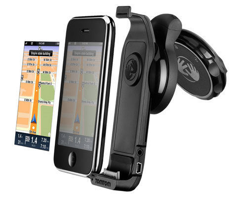 TomTom iPhone carkit – muligør brug af GPS på din telefon!